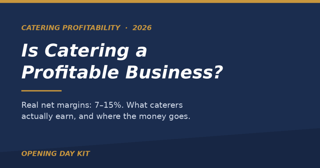 Is catering a profitable business: 2026 catering profit margin and earnings breakdown